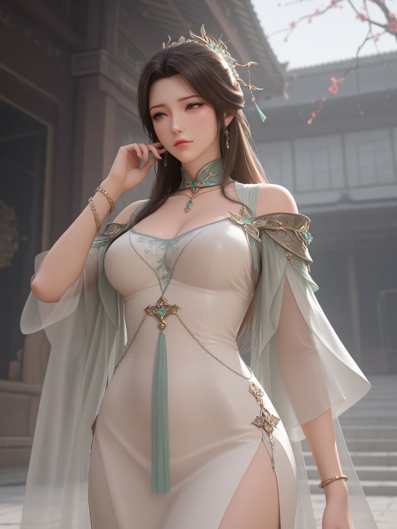 3104-DiAn-AI绘画大神国漫女神图包合集[6套-3.6G]