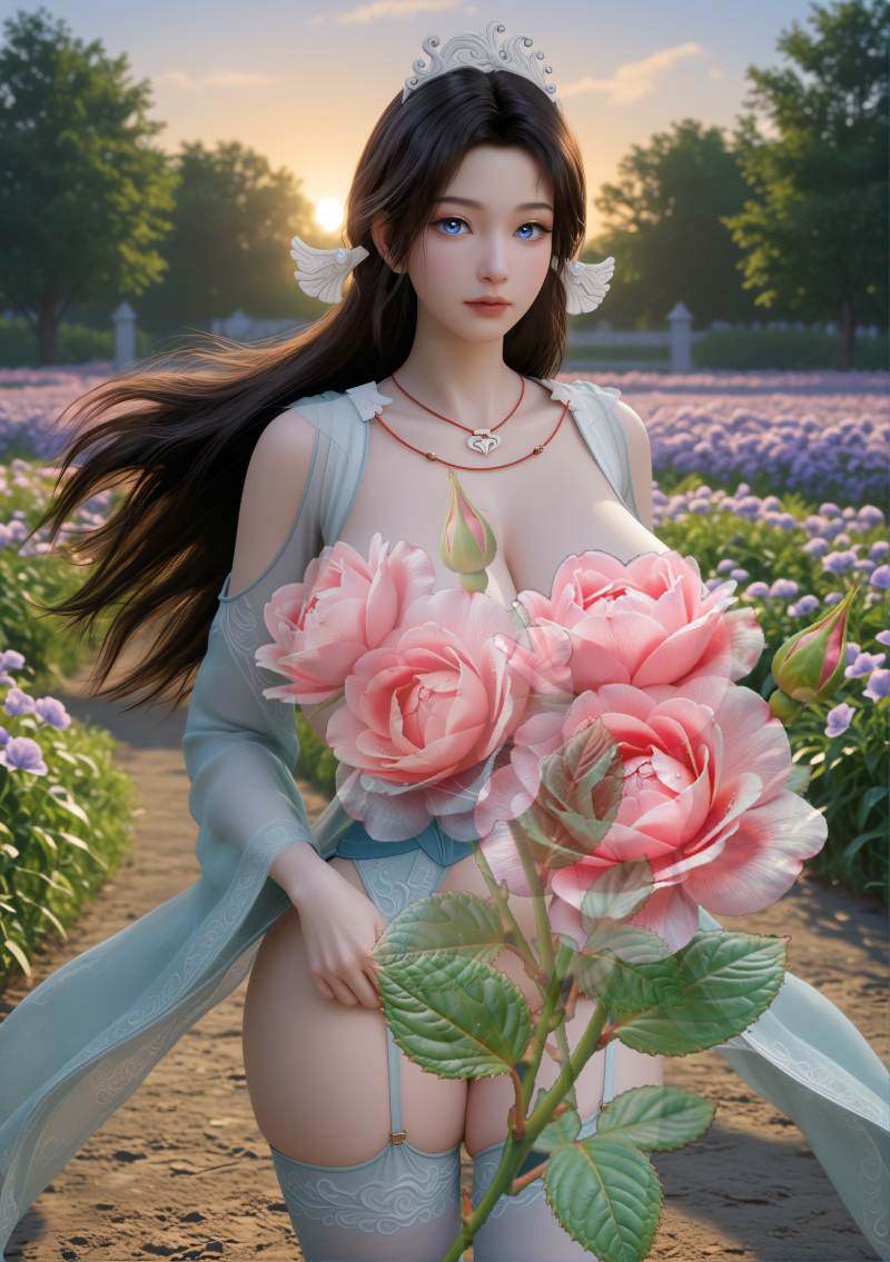 3120-蝶翼-AI绘画大神国漫女神图包合集[28套-38.8G] - 全文