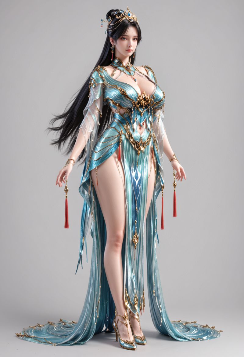 3123-雨虹-AI绘画大神国漫女神图包合集[8套-5G] - 全文