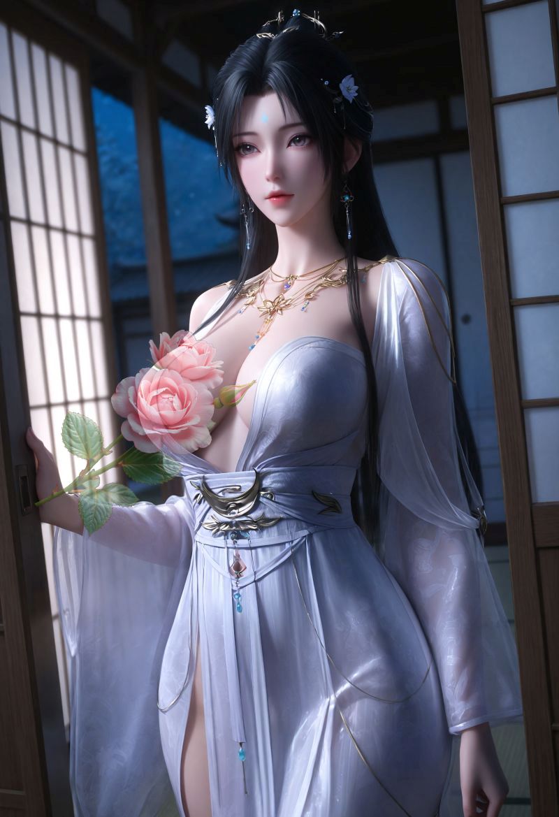 3101-口口木南-AI绘画大神国漫女神图包合集[12套-2.7G] - 全文